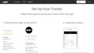 Set Up Your Tracker – Striiv