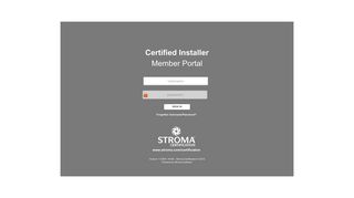 Certified Installer Member Portal