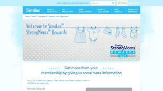 Similac® StrongMoms® Registration | Similac®