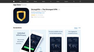 StrongVPN — The Strongest VPN on the App Store - iTunes - Apple