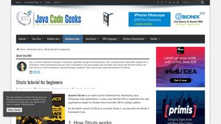 Struts tutorial for beginners | Examples Java Code Geeks - 2019