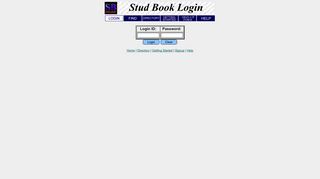 StudBook Login - AMHA Studbook