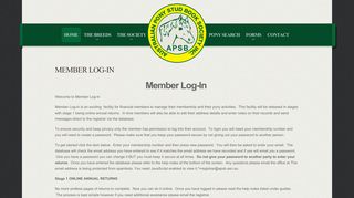 Member Log-in - Australian Pony Stud Book Society