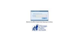 Sign In to StudentConnection - Web Based ... - CPS Parent Portal