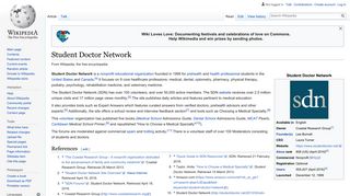 Student Doctor Network - Wikipedia