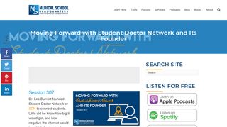 Moving Forward with Student Doctor Network and Its Founder ...