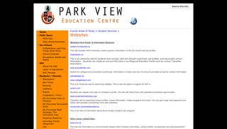 Websites - Park View Education Centre - Google Sites