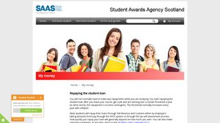 Repaying the student loan - SAAS General Information