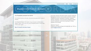 Student Information System Log In