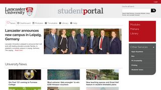 Student Portal - Lancaster University
