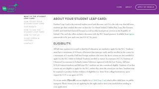 What is the Student Leap Card — Student Leap Card