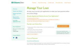Pay Student Loan: Access Your Student Loan | Citizens One
