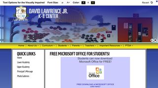 Free Microsoft Office for Students! - David Lawrence Jr. K-8 Center