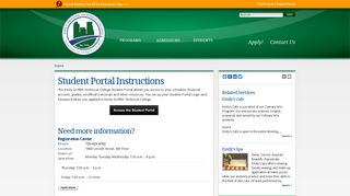 Student Portal Instructions | Emily Griffith Technical College | The ...