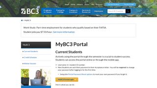 MyBC3 Portal | Butler County Community College