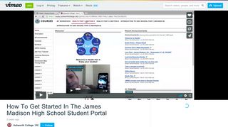 How To Get Started In The James Madison High School Student Portal ...