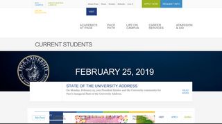 Current Students | PACE UNIVERSITY