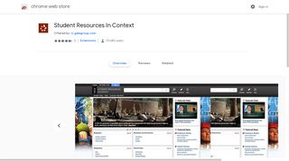 Student Resources In Context - Google Chrome