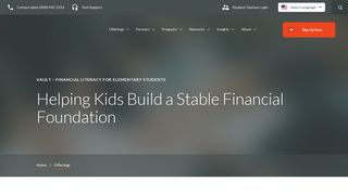 Vault | Financial Literacy for Elementary Students| EVERFI