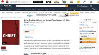 Christ: The Life of Christ - the Basis of Faith (Student Life Bible Study ...