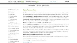 Frequently Asked Questions - StudentLoans.gov