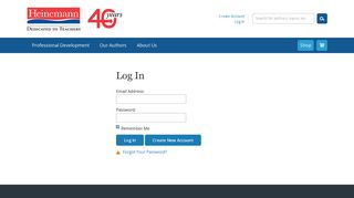 Login - Heinemann | Publisher of professional resources and a ...