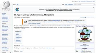 St. Agnes College (Autonomous), Mangaluru - Wikipedia