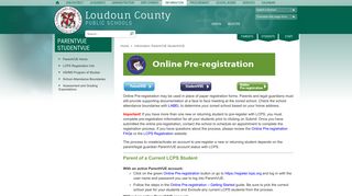 ParentVUE StudentVUE - Loudoun County Public Schools