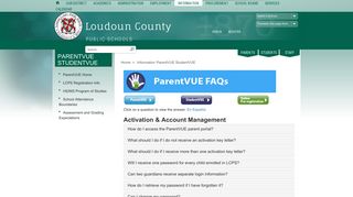 ParentVUE StudentVUE / ParentVUE FAQs - Loudoun County Public ...
