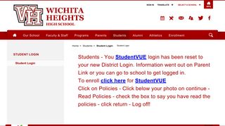 Student Login / Student Login - Wichita Public Schools