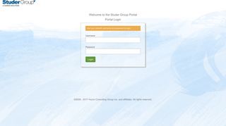 the Studer Group Portal
