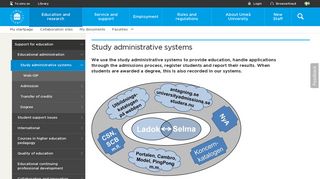 Study administrative systems