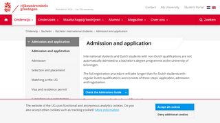 Register in Studielink | Application and admission procedure ... - RuG
