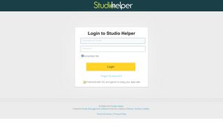Login - Studio Helper
