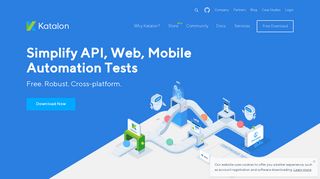 Katalon Studio: Simplify API, Web, Mobile Automation Tests