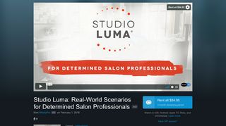 Studio Luma: Real-World Scenarios for Determined Salon Professionals