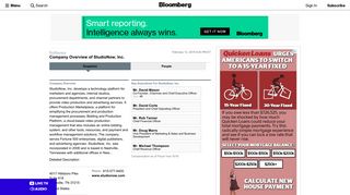 StudioNow, Inc.: Private Company Information - Bloomberg