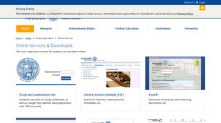 Online-Services - University of Rostock