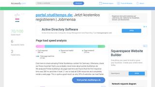 Access portal.studitemps.de. Jetzt kostenlos registrieren | Jobmensa