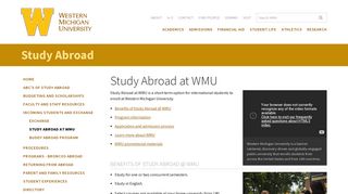 Study Abroad at WMU | Study Abroad | Western Michigan University