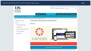 Canvas : Learning technologies : Technology Enhanced Learning ...