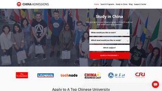 China Admissions: Study in China at China's Top Universities