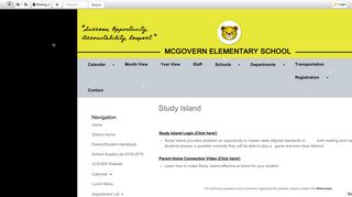 Study Island • Page - McGovern Elementary School