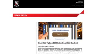 Study Skills Tip From ELES Online Study Skills Handbook | Xavier ...