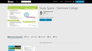 Study Space - Stanmore College - Yumpu