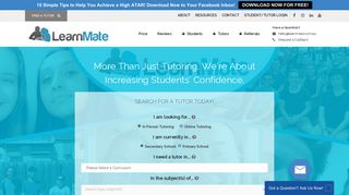 LearnMate Tutoring - High School, HSC, SACE, TCE, WACE & VCE ...