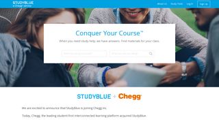 StudyBlue: Online Flashcards, Homework Help & Textbook Solutions
