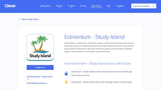 Edmentum - Study Island - Clever application gallery | Clever
