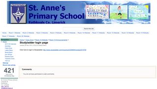 Studyladder login page - Home - St Anne's Primary School