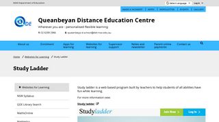 Study Ladder - Queanbeyan Distance Education Centre